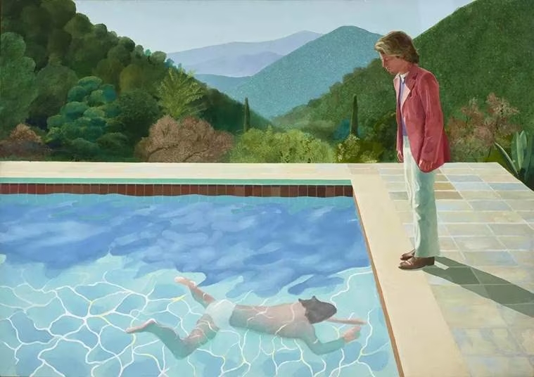 Pool with Two Figures: The Hockney Painting That Broke Auction Records