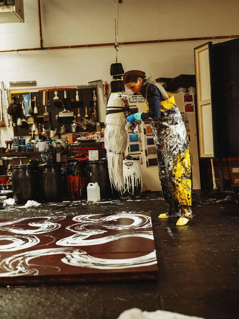 The Fabienne Verdier Technique: Painting with Giant Brushes