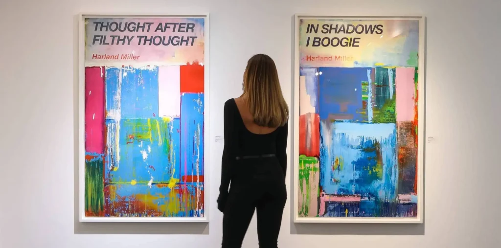 Painting Style and Technique: Harland Miller Paintings